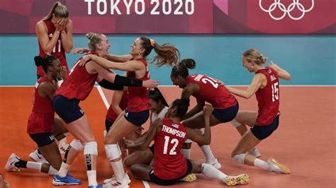 U.S. women beat Brazil to win 1st Olympic volleyball gold