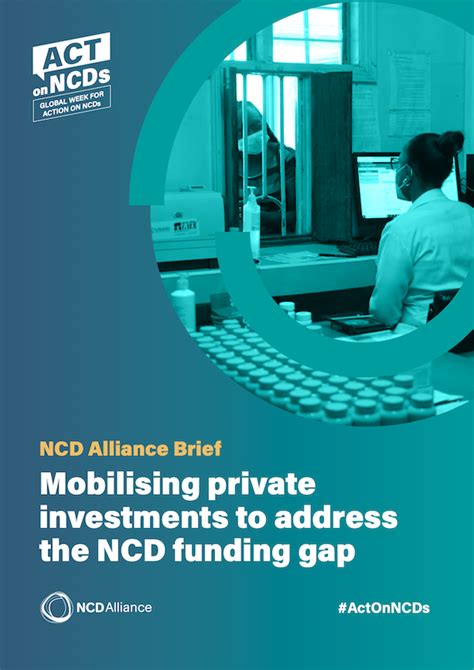 Mobilising private investments to address the NCD funding gap • Global Week for Action on NCDs