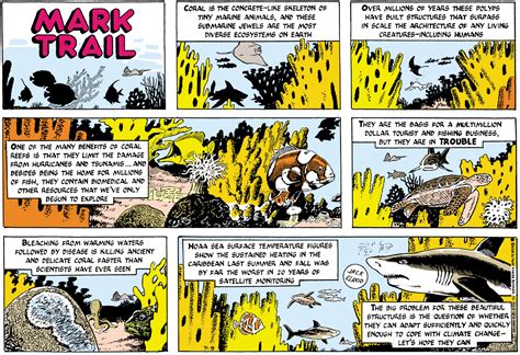 NOAA Coral Reef Watch - Mark Trail Comic