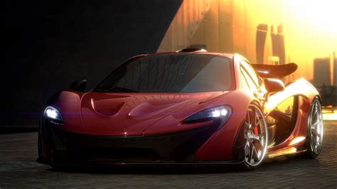 McLaren P1 Red Wallpaper