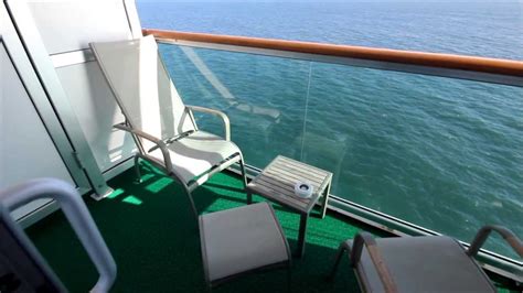 P&O Cruise Ship Azura Balcony Cabin L235 Deck 15 2013 - YouTube