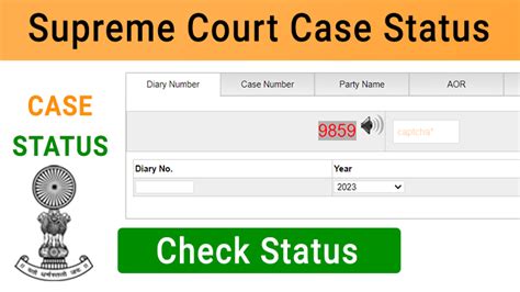 Supreme Court Case Status Check Online main.sci.gov.in