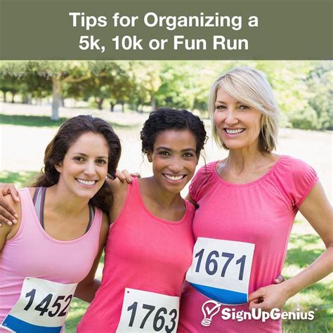 Tips for Organizing a 5K, 10K or Fun Run | Charity run, Fundraising activities, Fundraising