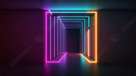 Glowing Dynamic Border Space Map Powerpoint Background For Free ...