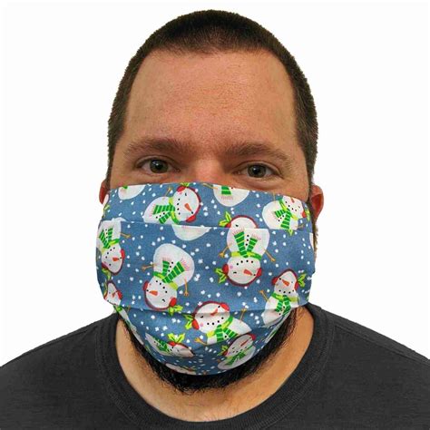 Christmas Face Masks- Adjustable Holiday Face Masks with Filter Pocket | Laughing Lizards