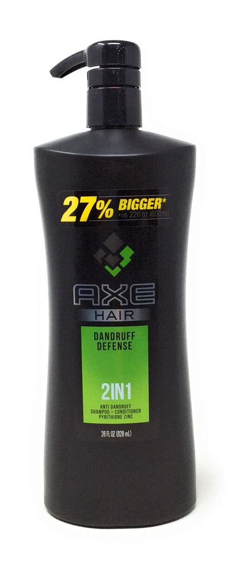 Axe Hair 2 in 1 Shampoo & Conditioner Dandruff Defense, 28 fl.oz - Walmart.com - Walmart.com