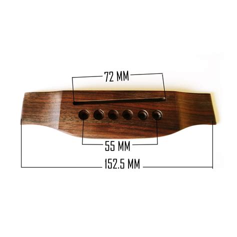 Rosewood Acoustic Guitar / Classical Guitar Hand Crafted Bridge | Guitar Anatomy