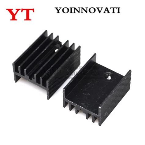 10pcs-Aluminium-TO-220-Heatsink-TO-220-Heat-Sink-Transistor-Radiator ...