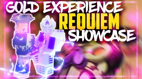 Gold Experience Requiem Showcase l A Bizarre Day l ROBLOX - YouTube