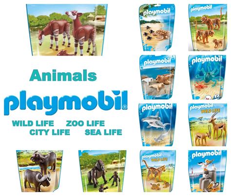 PLAYMOBIL ANIMALS WILD LIFE ZOO SEA CITY LIFE ASSORTMENT *CHOOSE YOUR ...