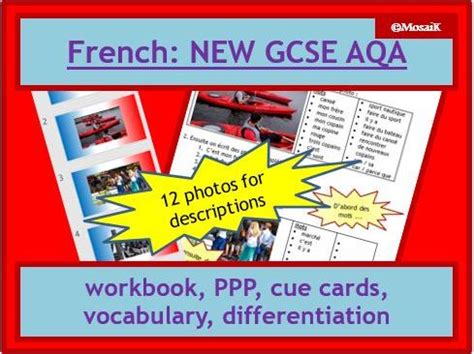 AQA French GCSE Writing Photo Task | Teaching Resources