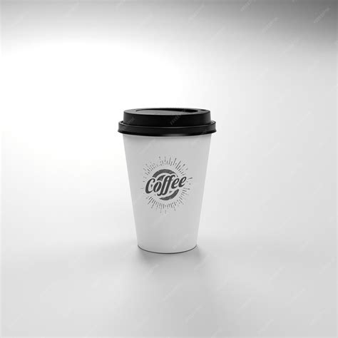 Premium PSD | Coffee take away cup mockup