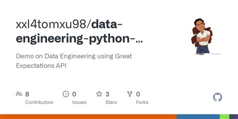 GitHub - xxl4tomxu98/data-engineering-python-great-expectations: Demo on Data Engineering using ...