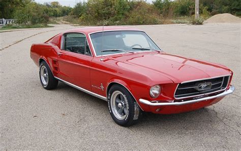 1967 Candy apple red ford mustang