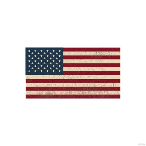 Rustic American Flag Vector in Illustrator, SVG, JPG, EPS, PNG ...