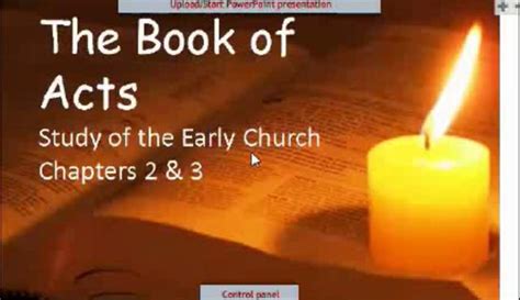 Bible Study - Book of Acts 2-3 on Vimeo