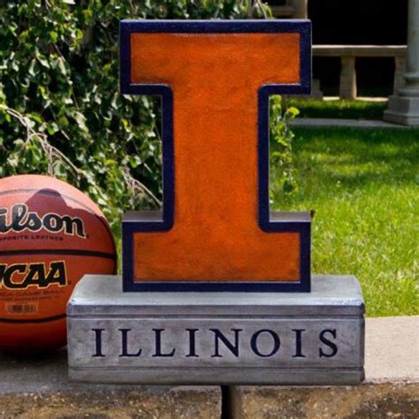 Illinois Fighting Illini Mascot Garden Statue