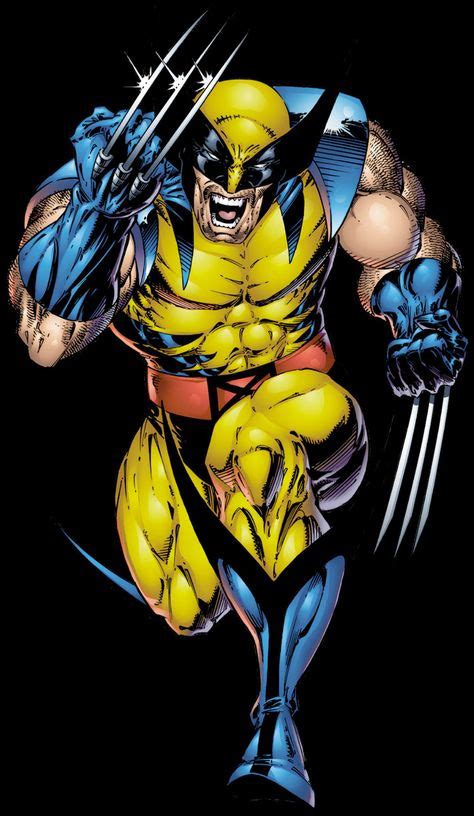 Classic Yellow & Blue Wolverine Suit | Wolverine cartoon, Marvel comics ...