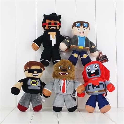 1PCS Newest Game Tube Heros Plush Toy DanTDM Captain Sparklez Sky ...