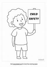 Free Child Safety Coloring Page  Printables Kidadl sketch template