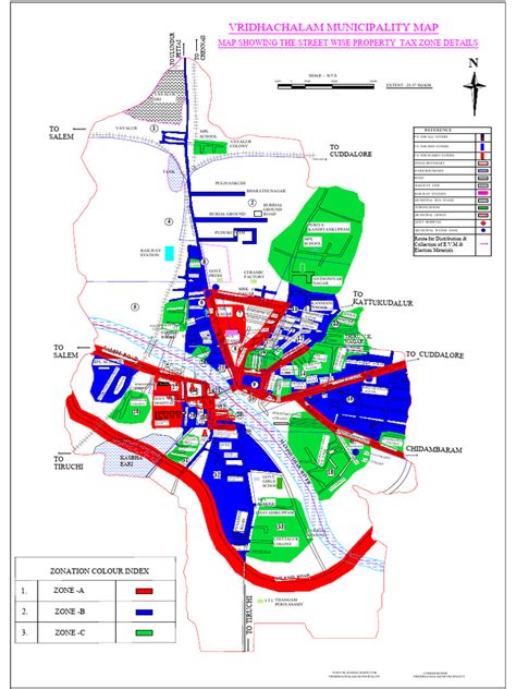 VIRUDHACHALAM-TOWN-MAP | PDF