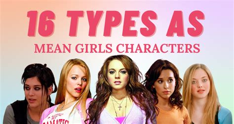 16 Personality Types of Mean Girls Characters | So Syncd