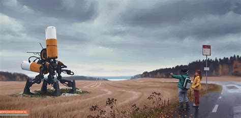 Simon Stålenhag Art - The Awesomer