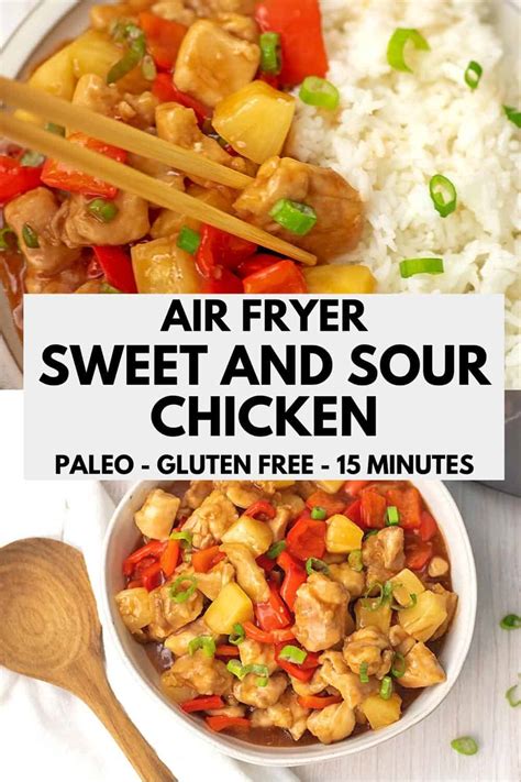 Air Fryer Sweet and Sour Chicken - Bites of Wellness