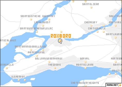 Roxboro (Canada) map - nona.net