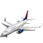 Delta Airlines Boeing 737-700w 3D Model - FlatPyramid