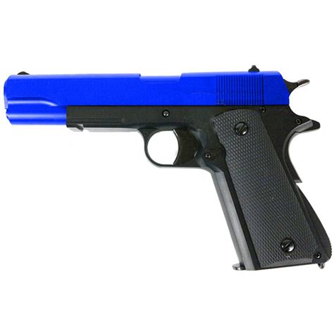 HFC 1911 Heavy Gas Airsoft Non-Blowback Pistol In Two Tone Blue - Airsoft Central