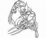 Wolverine X Men Coloring Pages sketch template