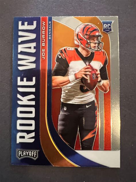 Joe Burrow 2020 Playoff Rookie Wave #1 RC | Pristine Auction