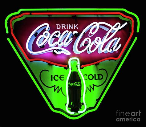 Classic Coca-Cola Neon Sign Photograph by M G Whittingham - Fine Art ...