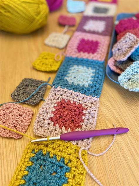 The 100 Square Blanket – new crochet blanket design - The Crochet SwirlThe Crochet Swirl