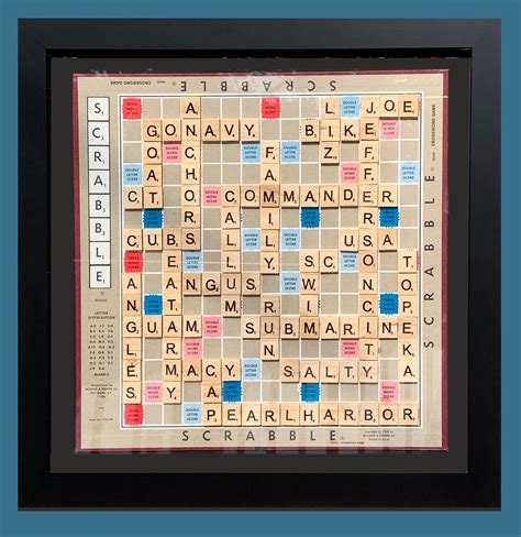 DELUXE Personalized Scrabble Wall Art - Etsy