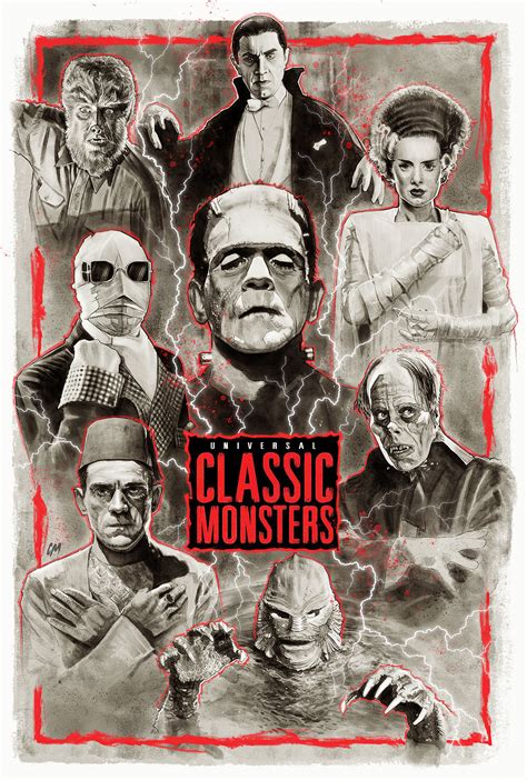 universal monsters - Colin Murdoch Studio