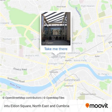 How to get to intu Eldon Square in Newcastle Upon Tyne by bus or underground?