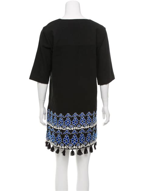 Suno Embroidered Tassel Dress - Clothing - SUN22938 | The RealReal