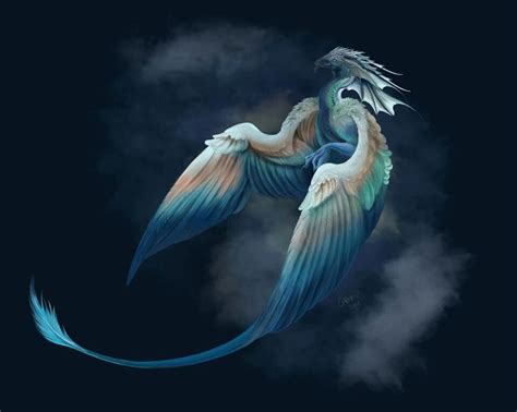 feathered storm dragon | Feathered dragon, Dragon artwork, Mythical creatures art