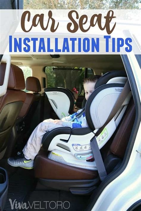 Car Seat Installation Tips and The Britax Advocate ClickTight - Viva Veltoro