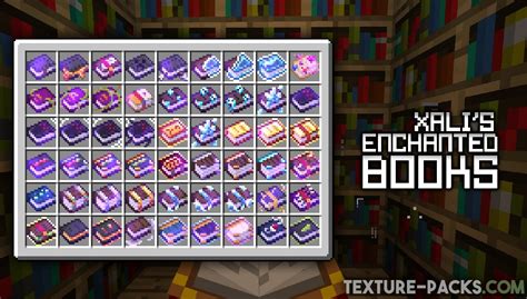 Xalis Enchanted Books Texture Pack 1.21, 1.21.3 → 1.20