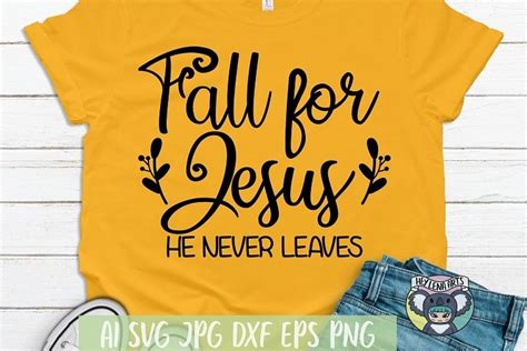 Fall For Jesus svg, Halloween svg, Thanksgiving, Cricut File