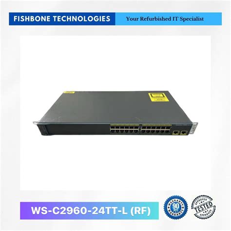 Refurbished Cisco Catalyst WS-C2960-24TT-L Switch