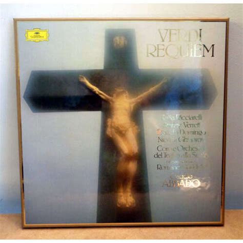 Verdi requiem by Claudio Abbado, LP x 2 with soulableta - Ref:120066040