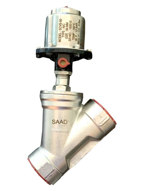 Saad Pneumatic Y Type Control Valve, Packaging Type: Box, Size: 15 To 50 Mm at Rs 3500 in Ahmedabad