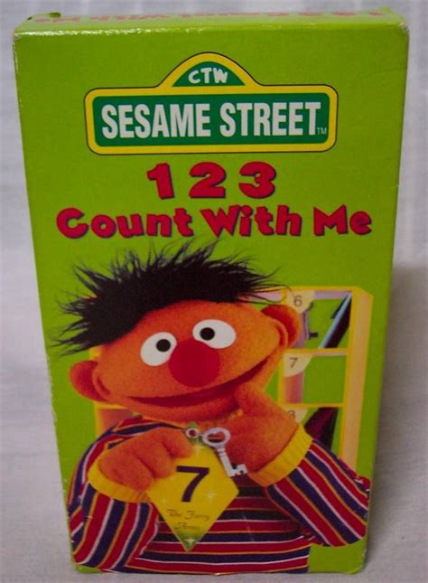 Sesame Street 1 2 3 Count With ME VHS Video | eBay