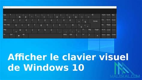 6 façons d'activer le clavier visuel de Windows 10 - malekal.com