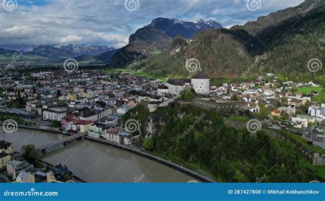 Kufstein Town with Castle Festung Fortress Stock Footage - Video of ...