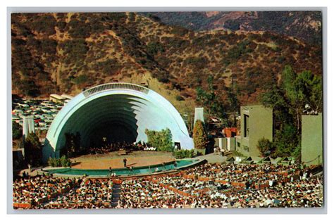 Postcard CA Hollywood Bowl Amphitheatre California Vintage Standard ...